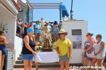 Misa y procesión terrestre-marítima de la playa de Ojos de Garza (Foto TA)